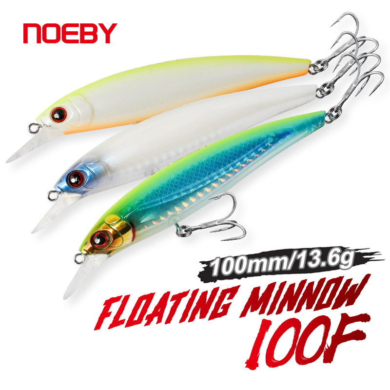 Fishing Lure Jerkbait - NOEBY 3 leurres de pêche Minnow