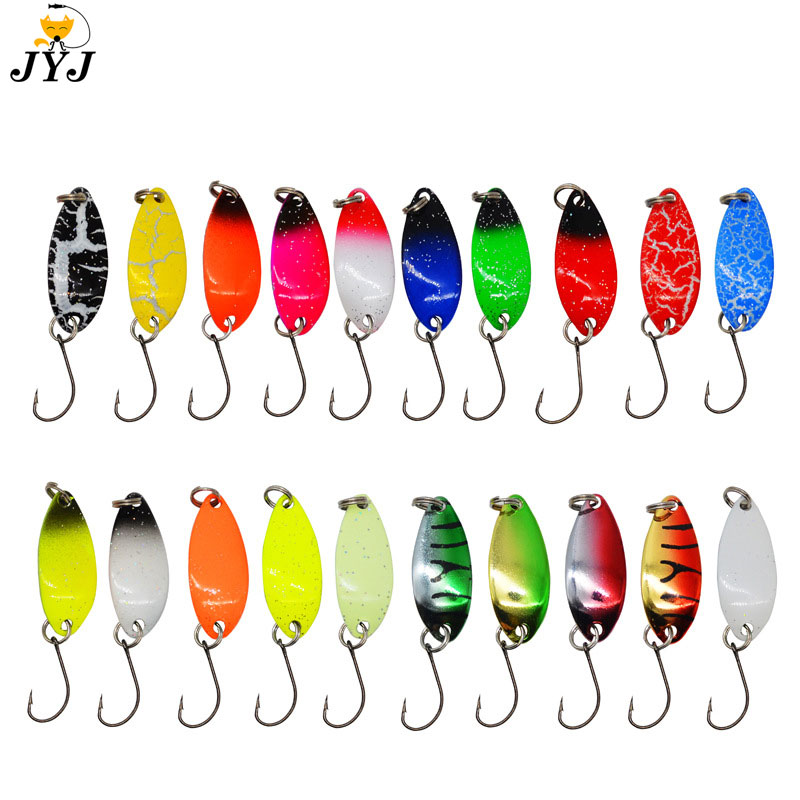 Fishing Lure Spinnerbait - 20 couleurs 3g métal leurre de
