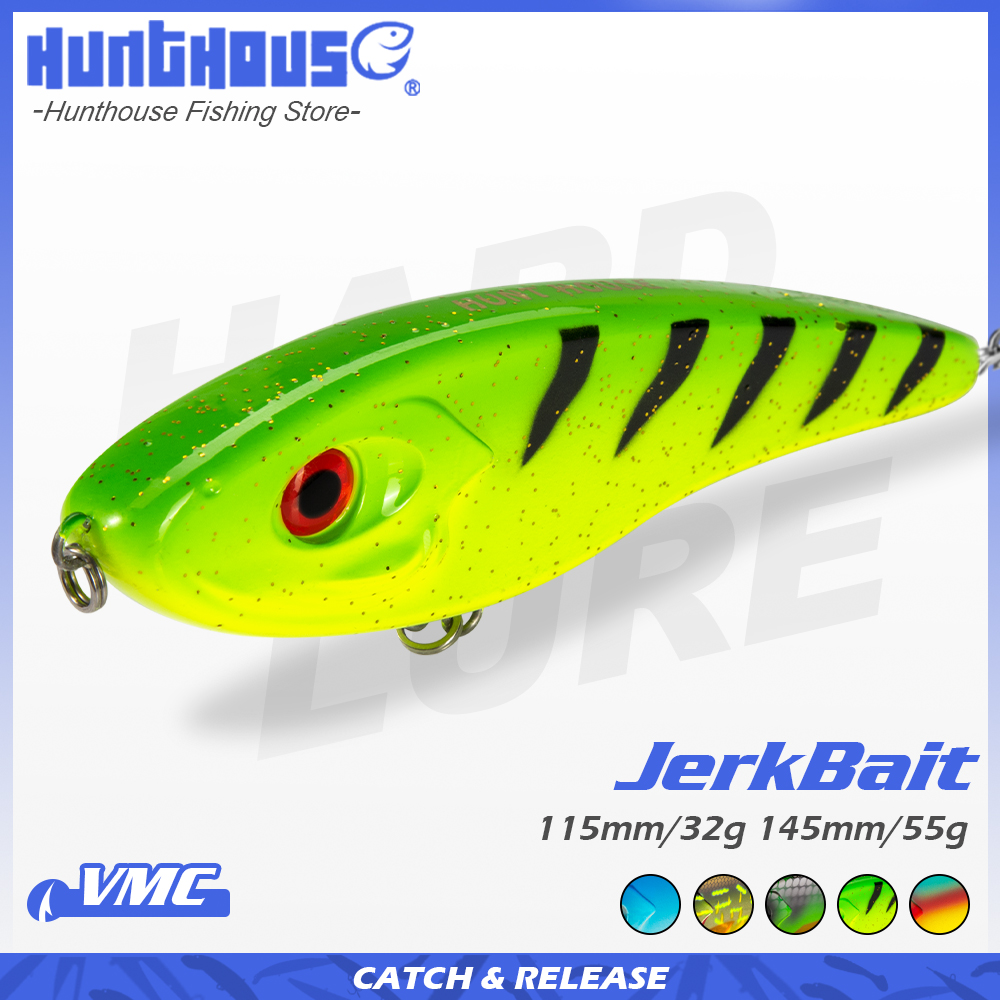 Fishing Lure Spinnerbait - Leurre de pêche Hunthouse Jerkbait Musky