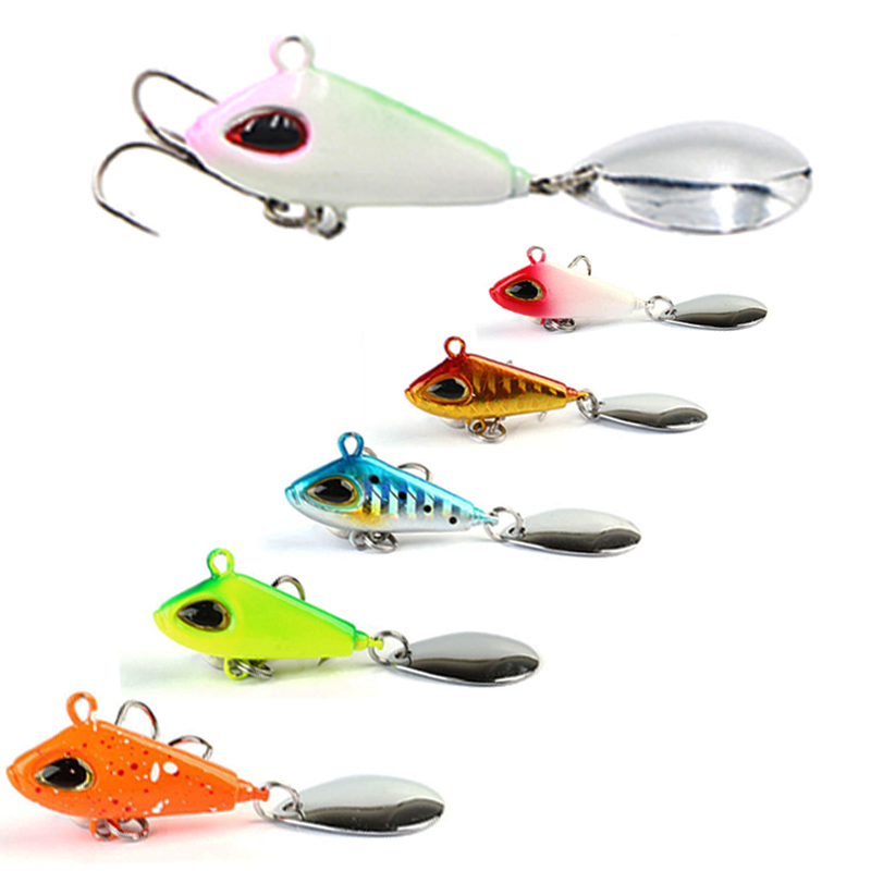 Fishing Lure Spinnerbait - Leurre VIB avec cuillère oscillante, appât