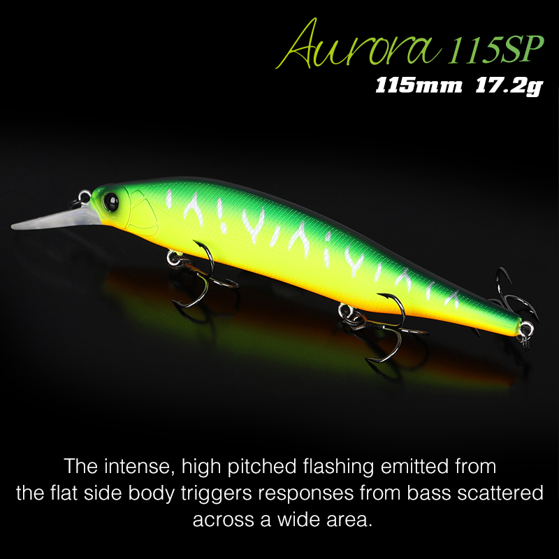 TSURINOYA 115mm 17.2g suspensi - Fishing Lure Spinnerbait avis et prix