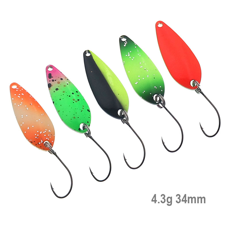 Cuillère de pêche 4.3g 34mm UV - Fishing Lure Spoon avis et prix