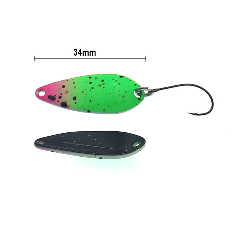 Cuillère de pêche 4.3g 34mm UV - Fishing Lure Spoon avis et prix