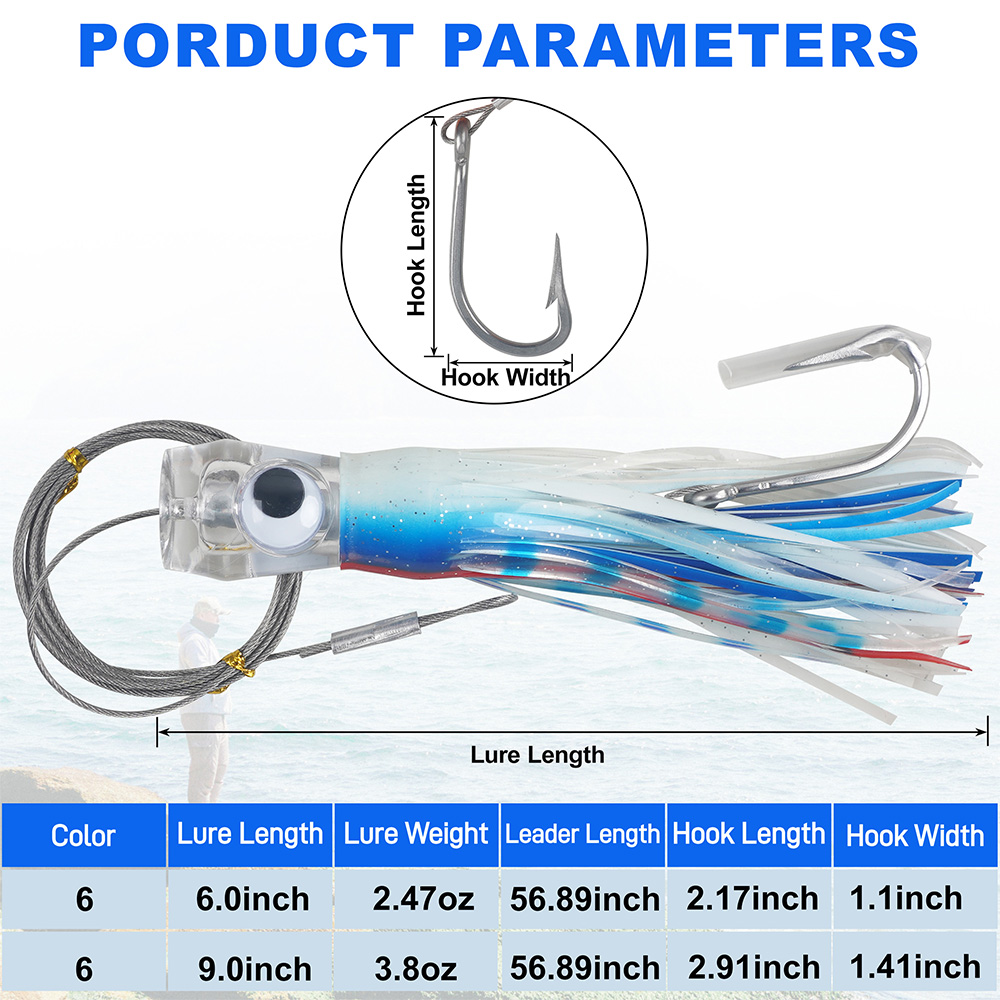 6 pièces leurres de pêche en e - Fishing Lure Buzzbait avis et prix