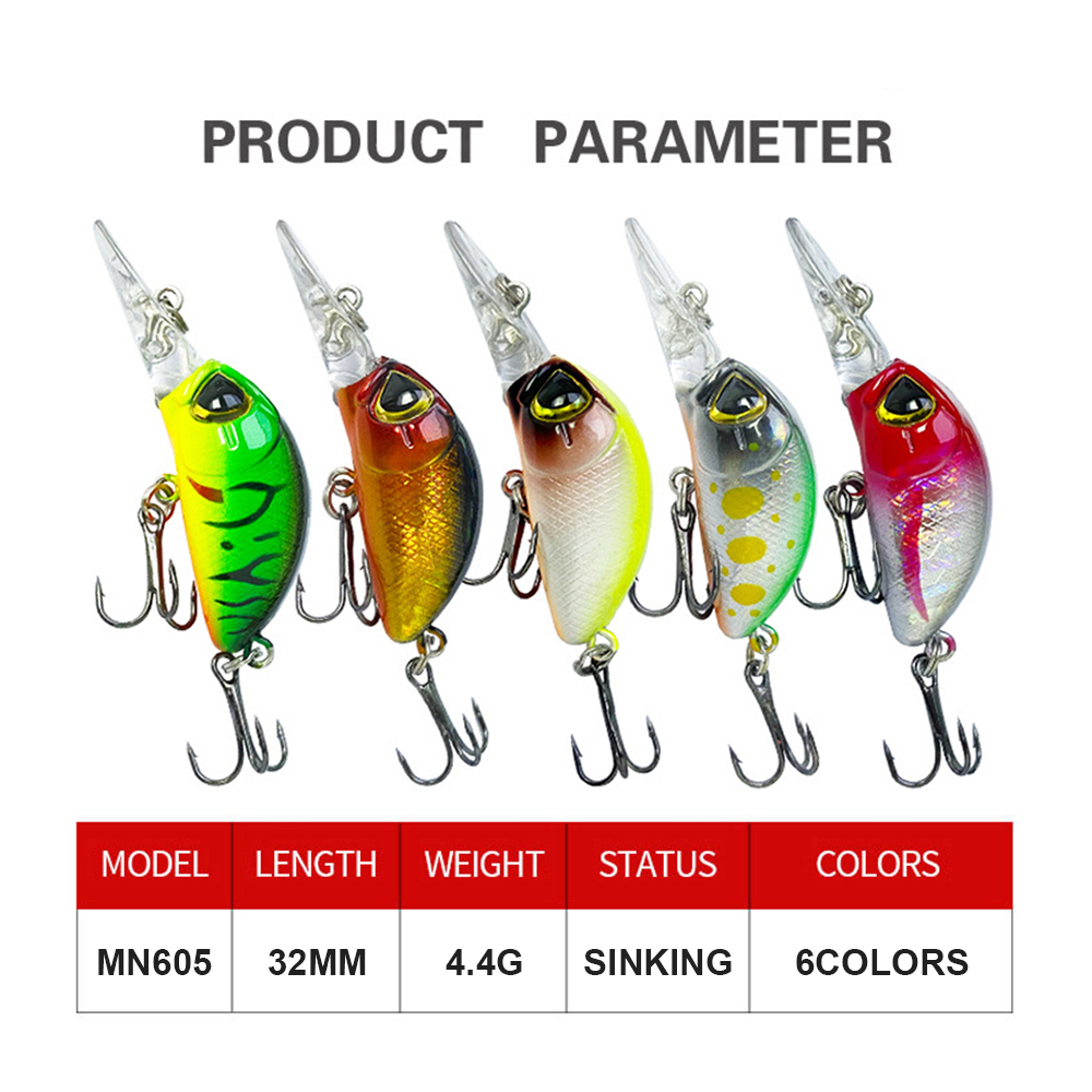 3.2 cm 4.4g leurres de pêche c - Fishing Lure Jerkbait avis et prix